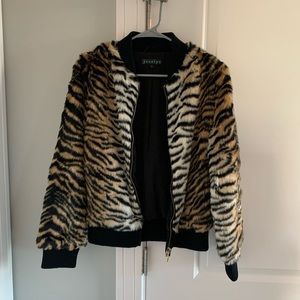 Jocelyn faux fur coat